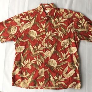 Pierre Cardin XL Hawaiian Camp Shirt S/S